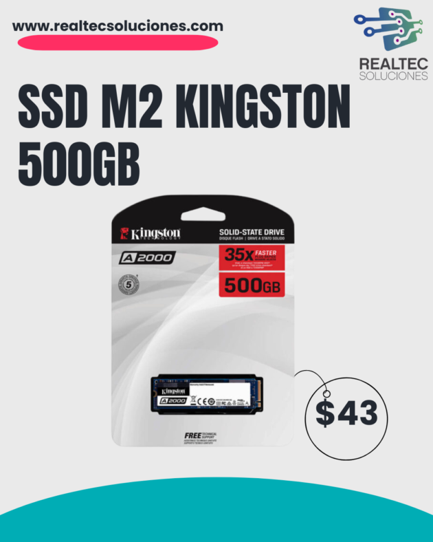 SSD M2 KINGSTON 500GB - Image 2