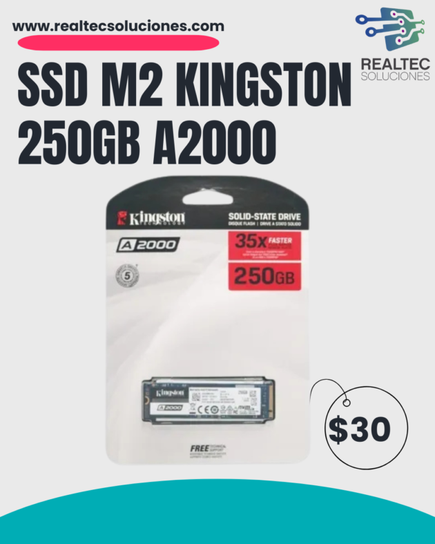 SSD M2 KINGSTON 250GB - Image 2