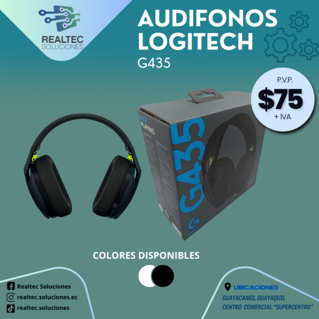 Audifonos Logitech G435
